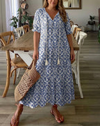 Rosalinde | Boho-Kleid mit Bauch-Optimierung