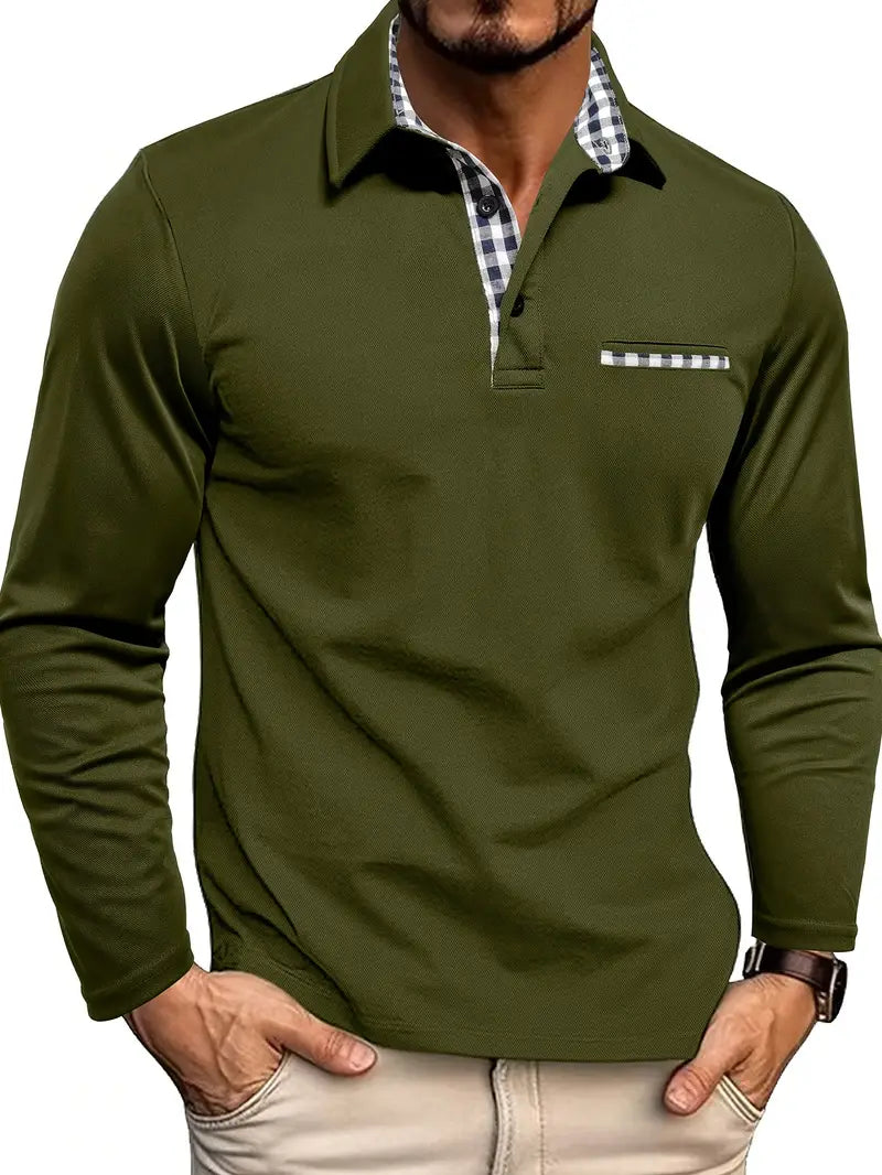 Tom | Langärmliges Poloshirt