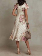 Alba | Elegantes Midi-Kleid im Retro-Stil