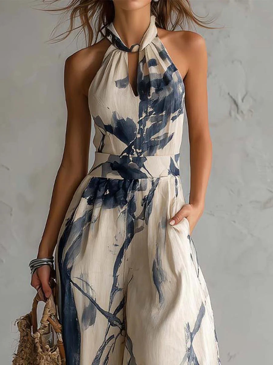Ines | Jumpsuit mit Taschen in weiter Passform
