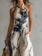 Ines | Jumpsuit mit Taschen in weiter Passform
