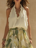 Vacance | Ruffled Top Lilien Set