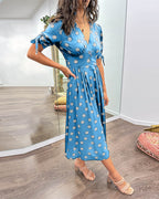 Monique | Elegantes Kleid mit Polka-Dots