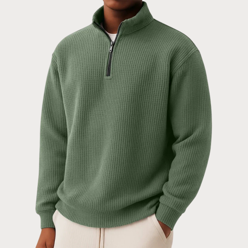 DAMIEN | Zip-Pullover für täglichen Komfort und zeitloses Design