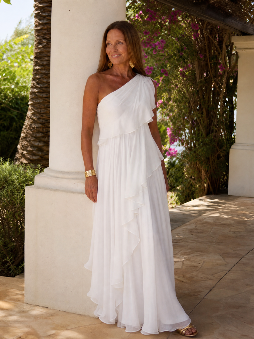 Anaïs | Elegantes Maxikleid mit fließendem Schnitt