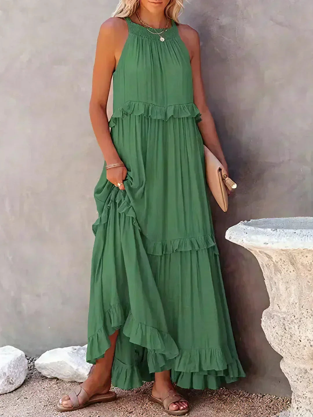 Dylilah | Kleid mit Volant-Saum
