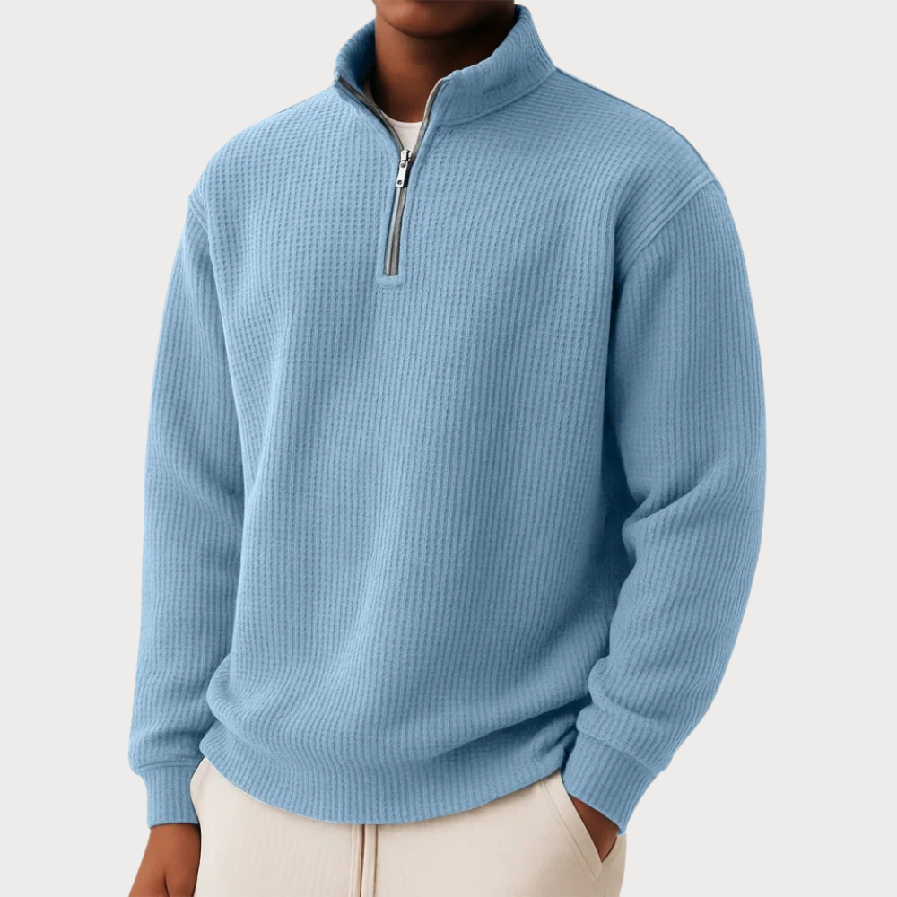 DAMIEN | Zip-Pullover für täglichen Komfort und zeitloses Design