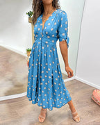 Monique | Elegantes Kleid mit Polka-Dots
