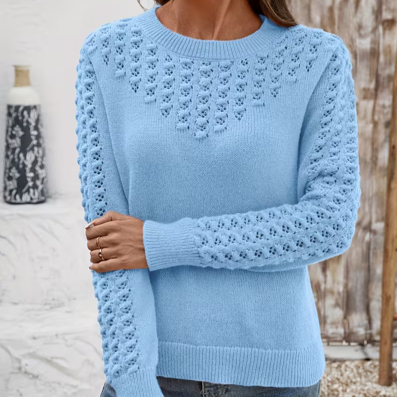 Janine | Hullstrikk Sweater