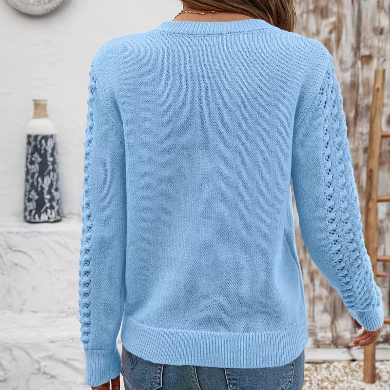 Janine | Hullstrikk Sweater