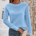 Janine | Hullstrikk Sweater