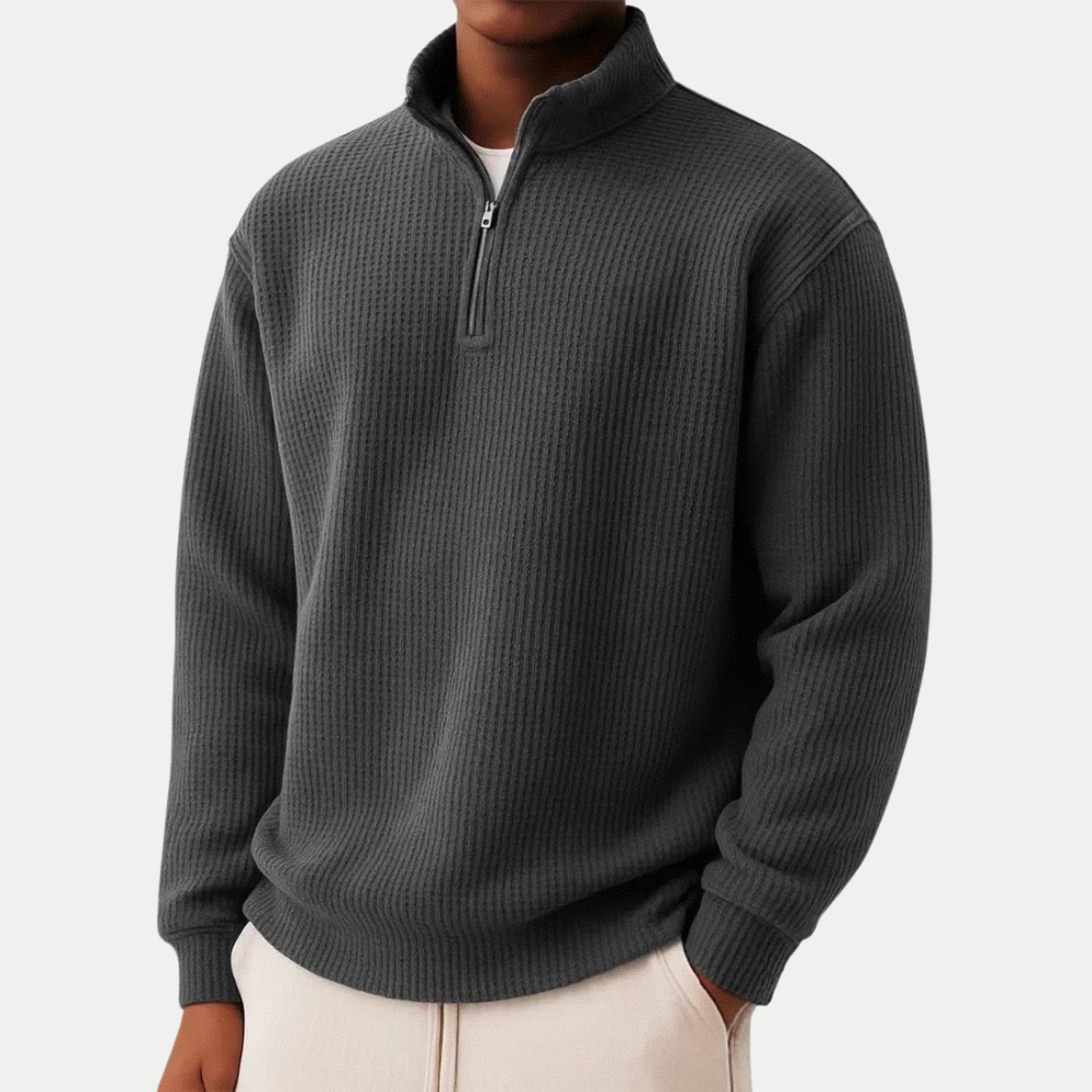 DAMIEN | Zip-Pullover für täglichen Komfort und zeitloses Design