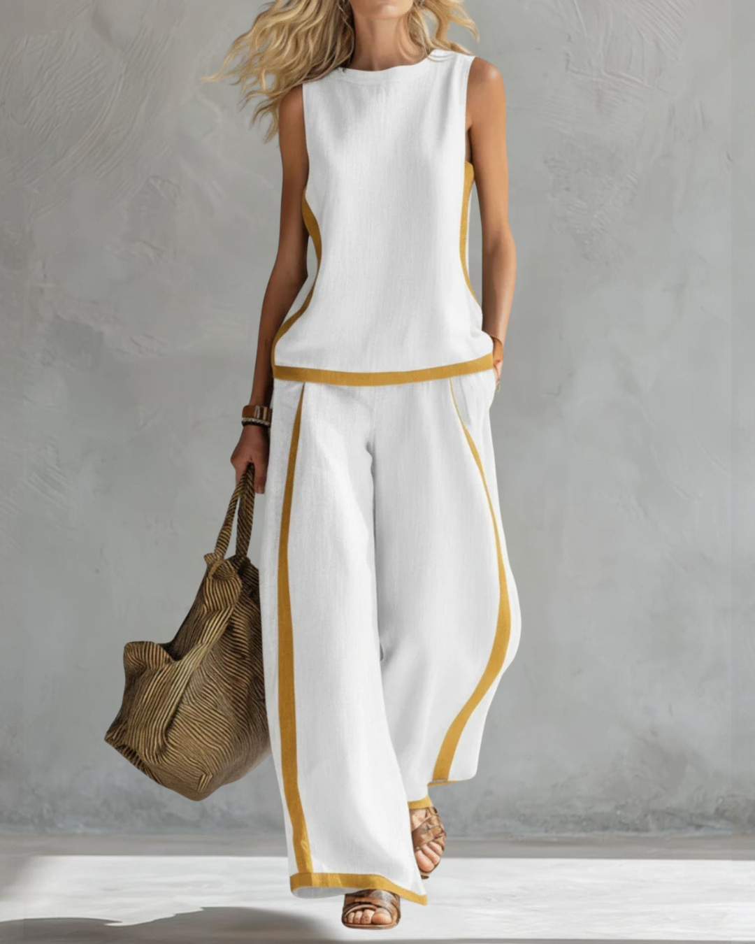 Soraya | Elegantes Set mit weitem Bein und lässiger Passform