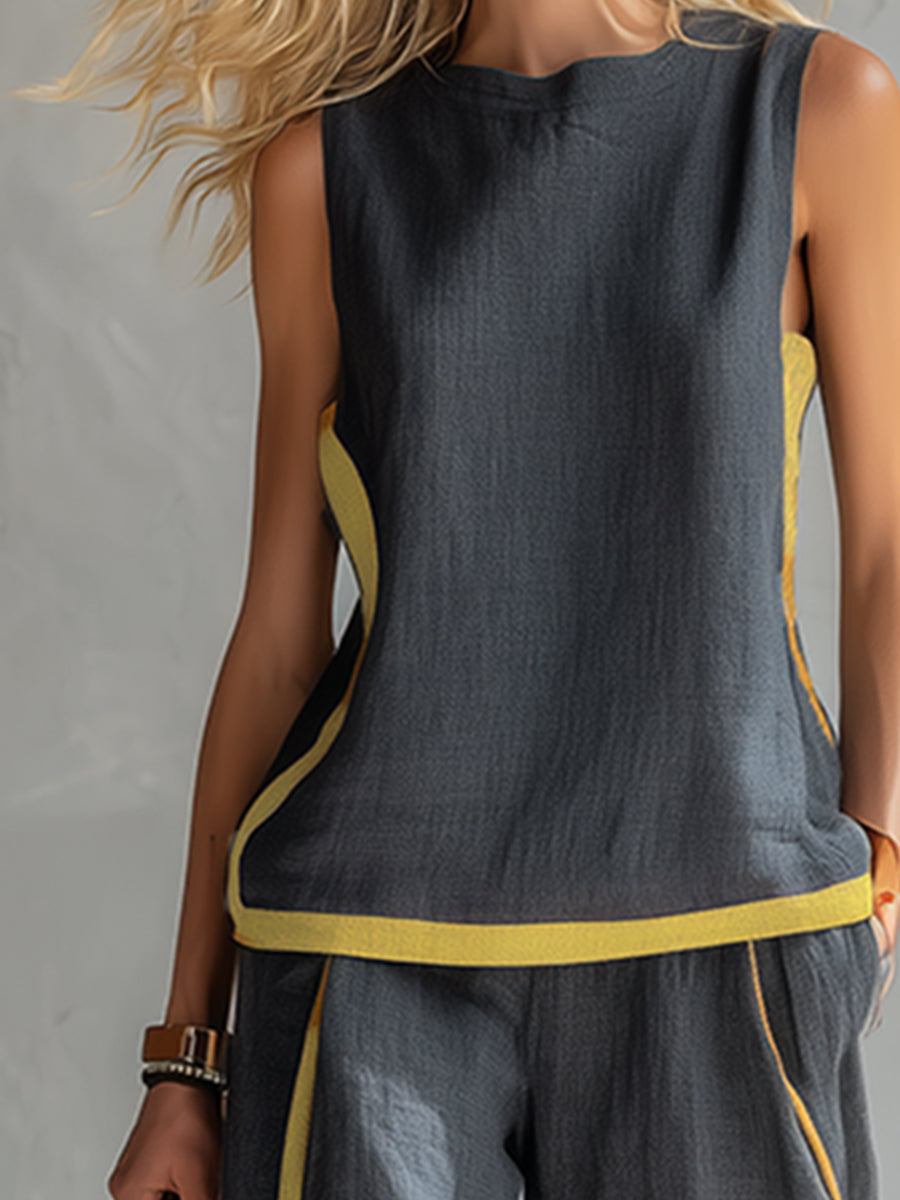 Soraya | Elegantes Set mit weitem Bein und lässiger Passform