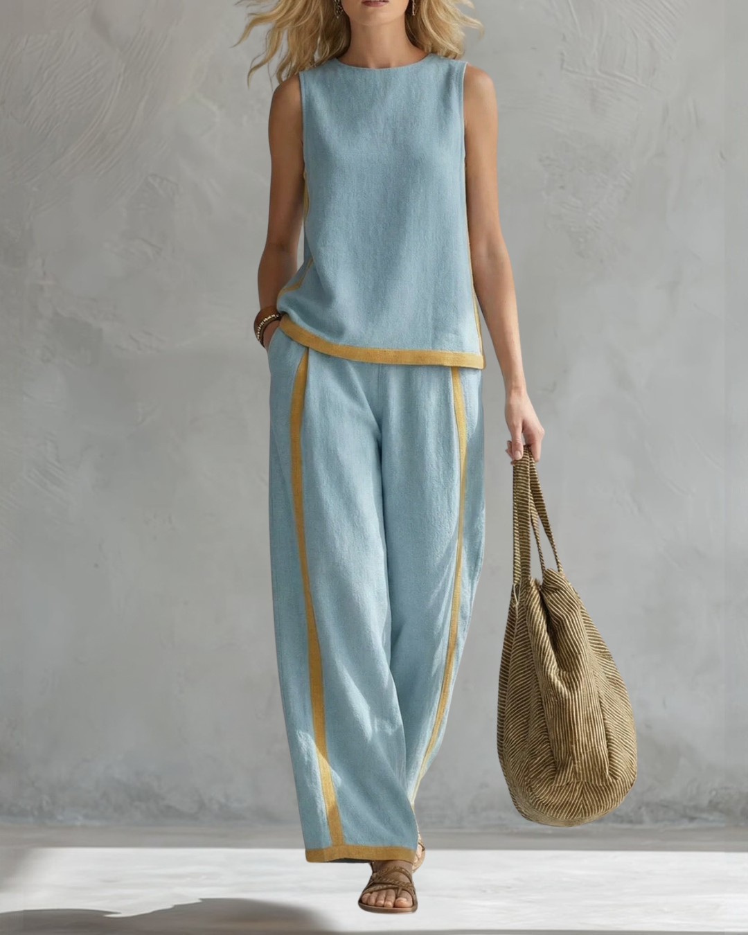 Soraya | Elegantes Set mit weitem Bein und lässiger Passform