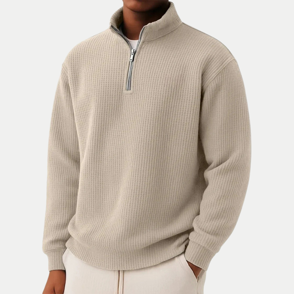 DAMIEN | Zip-Pullover für täglichen Komfort und zeitloses Design