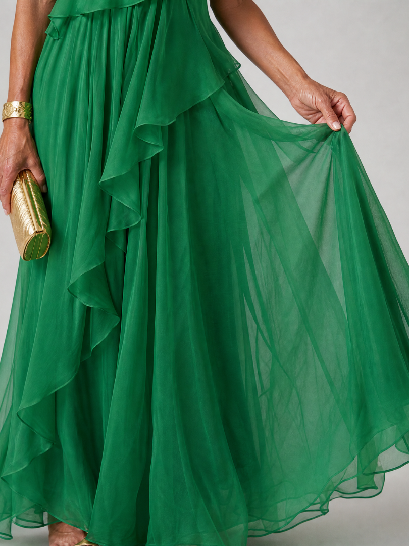 Anaïs | Elegantes Maxikleid mit fließendem Schnitt