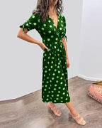 Monique | Elegantes Kleid mit Polka-Dots