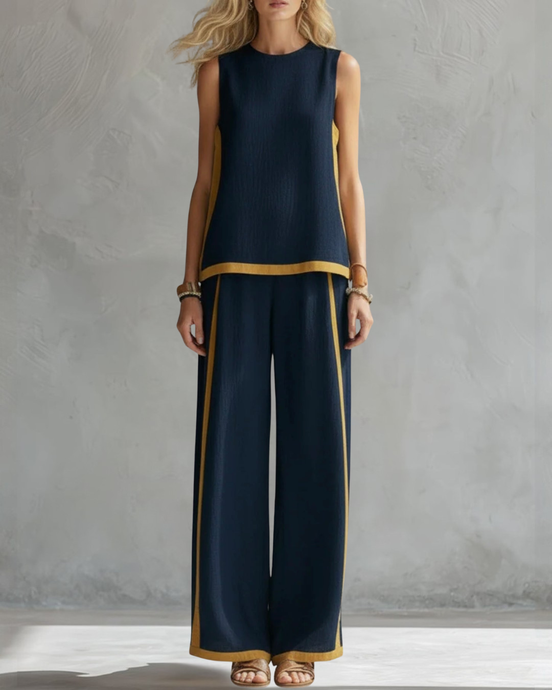 Soraya | Elegantes Set mit weitem Bein und lässiger Passform