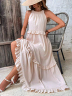 Dylilah | Kleid mit Volant-Saum