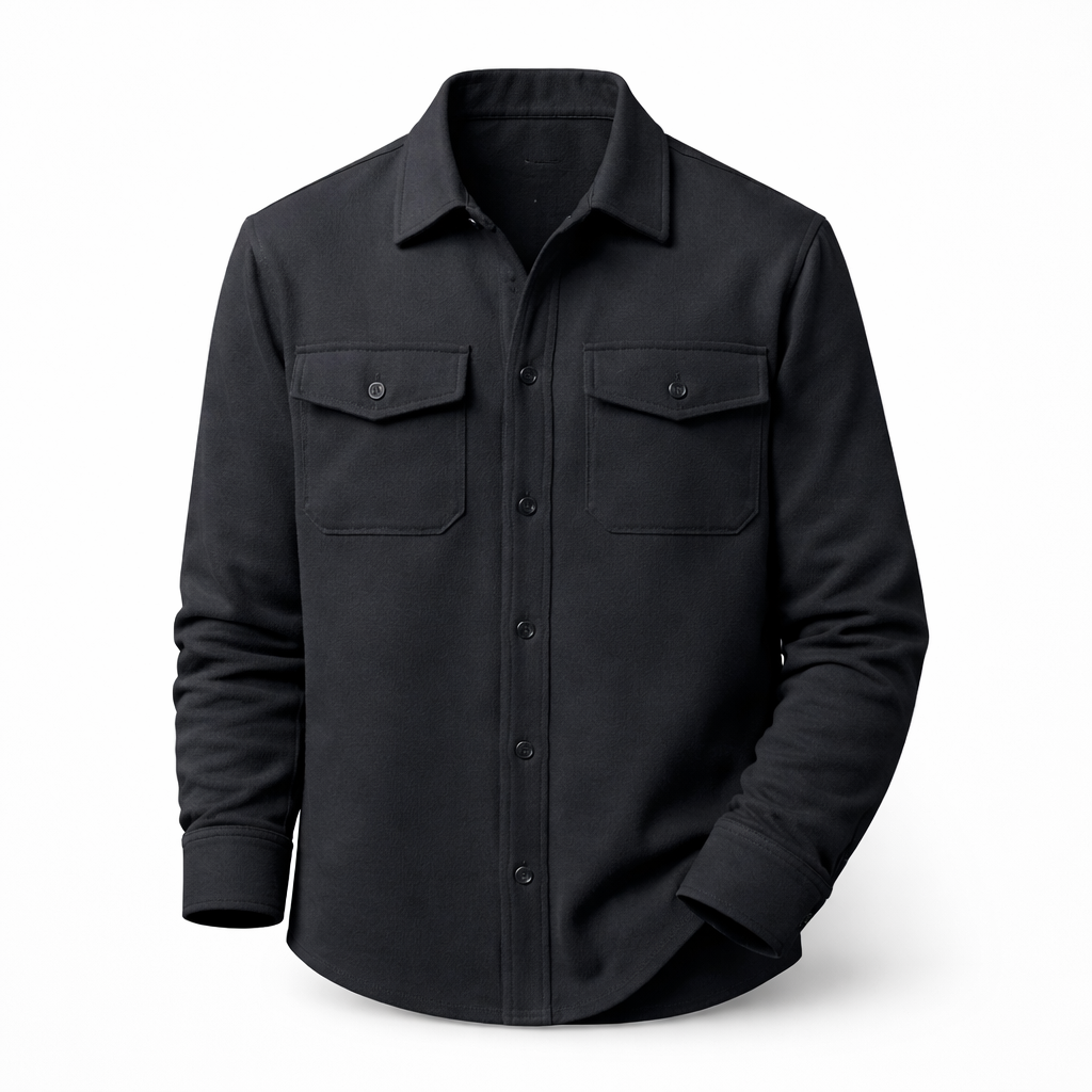 FRIEDRICH | Klassisches Herren-Overshirt mit Knopfverschluss
