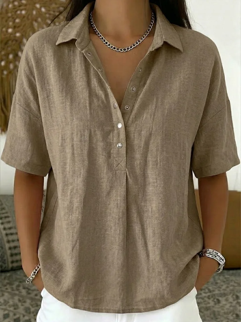 Bella™ | Elegante Bluse mit Kragen