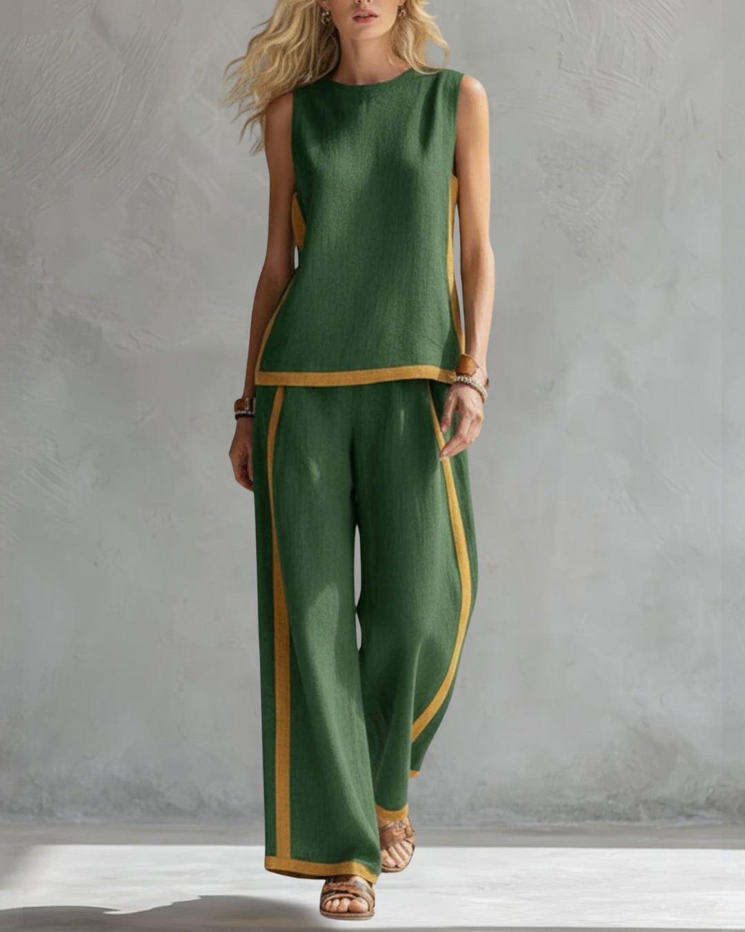 Soraya | Elegantes Set mit weitem Bein und lässiger Passform