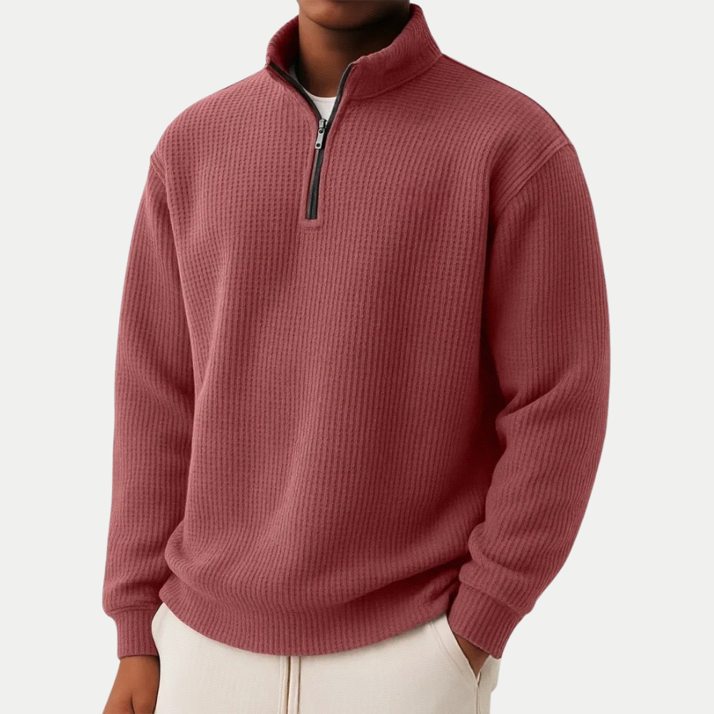 DAMIEN | Zip-Pullover für täglichen Komfort und zeitloses Design