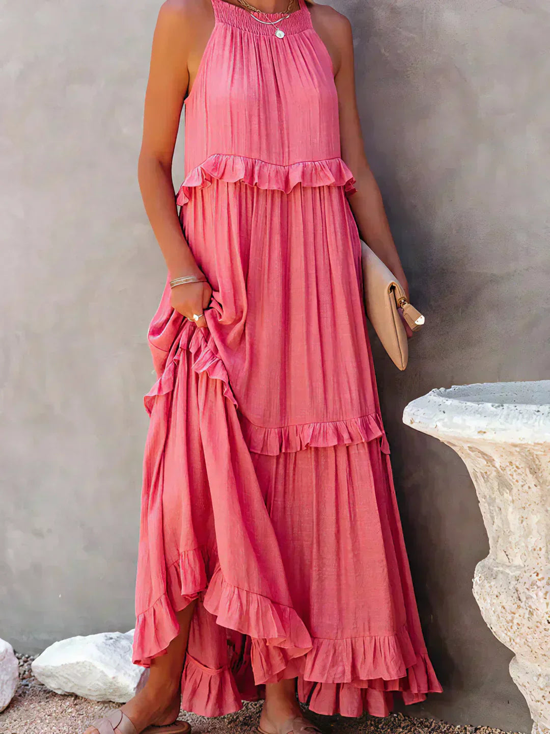 Dylilah | Kleid mit Volant-Saum