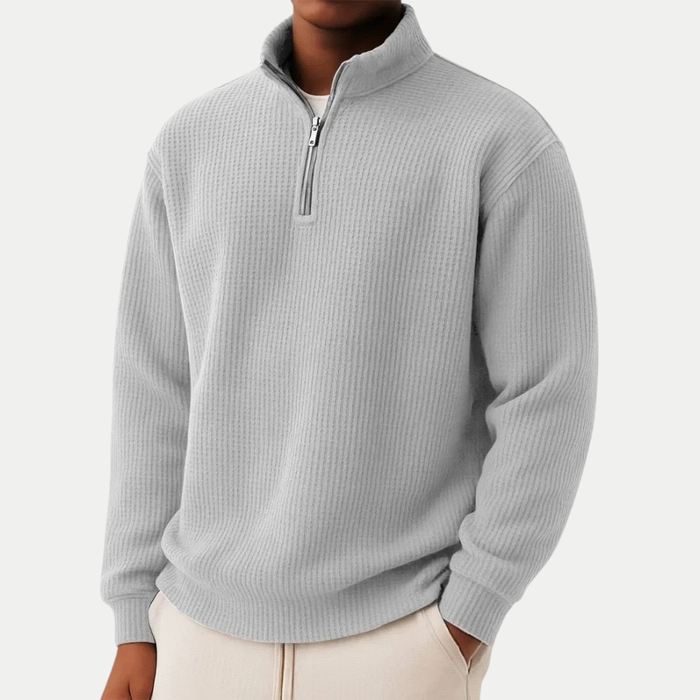 DAMIEN | Zip-Pullover für täglichen Komfort und zeitloses Design