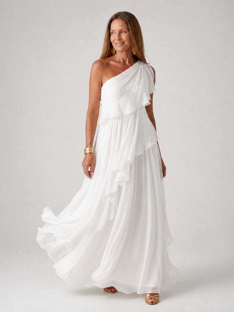 Anaïs | Elegantes Maxikleid mit fließendem Schnitt