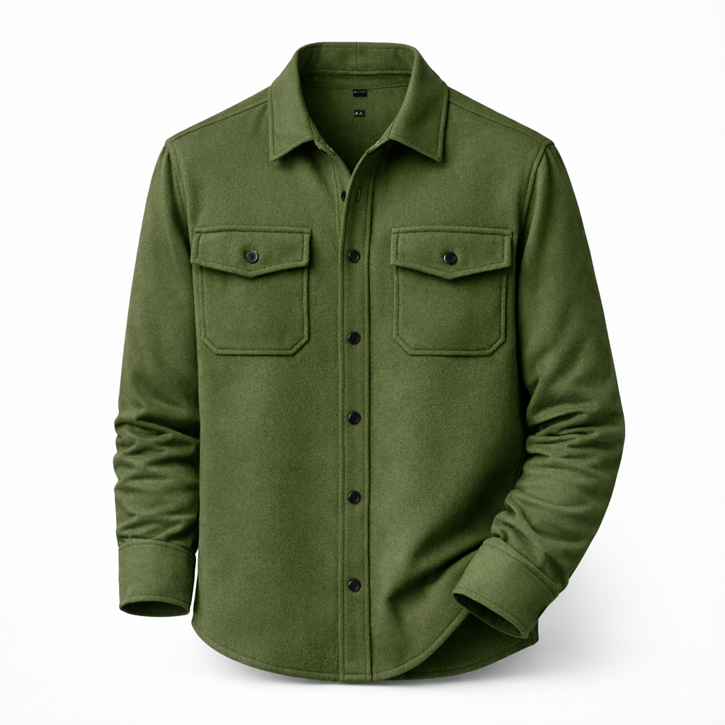 FRIEDRICH | Klassisches Herren-Overshirt mit Knopfverschluss