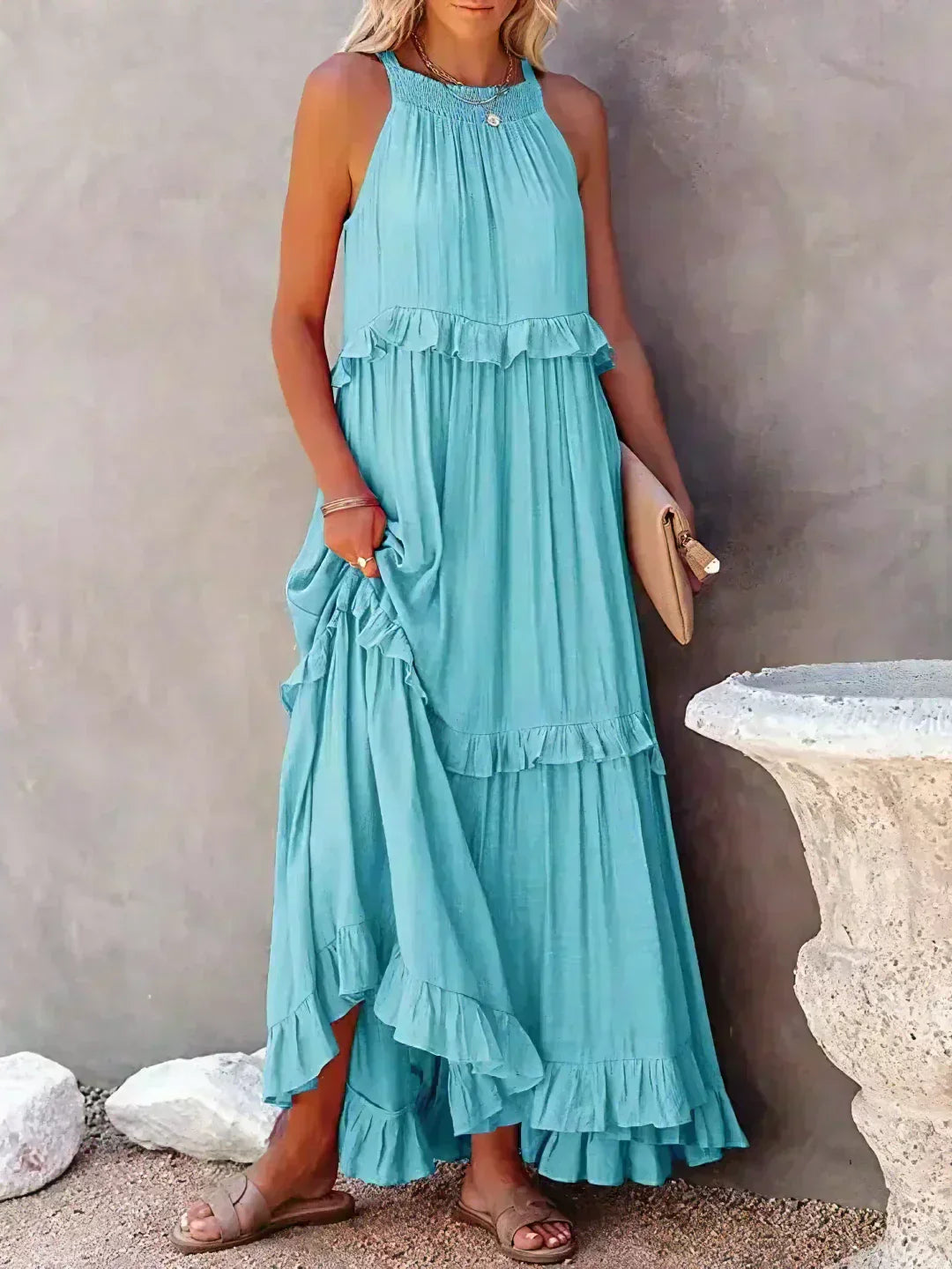 Dylilah | Kleid mit Volant-Saum
