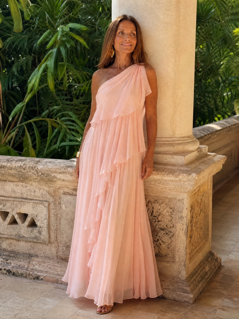 Anaïs | Elegantes Maxikleid mit fließendem Schnitt