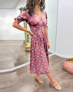 Monique | Elegantes Kleid mit Polka-Dots