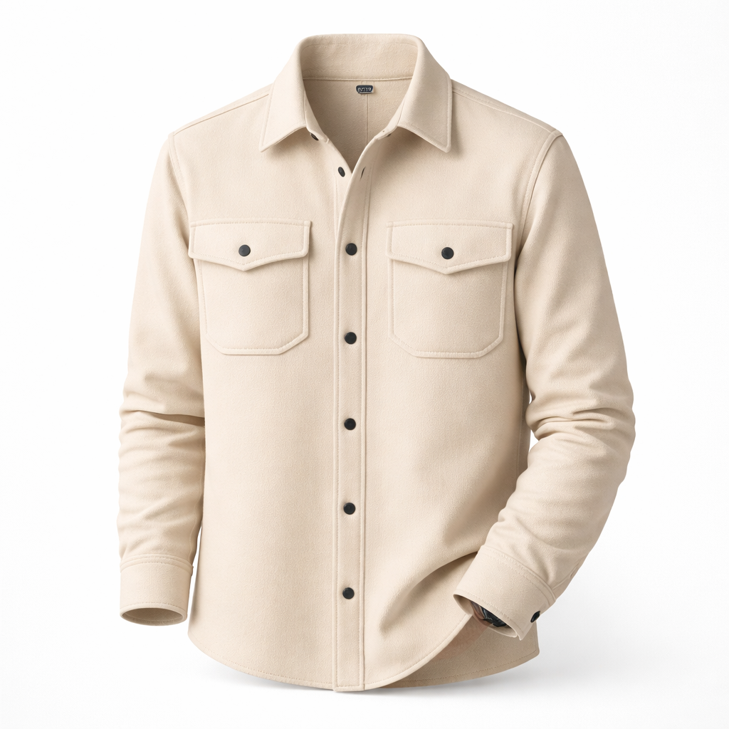 FRIEDRICH | Klassisches Herren-Overshirt mit Knopfverschluss