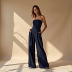Victoria | Strapless Jumpsuit