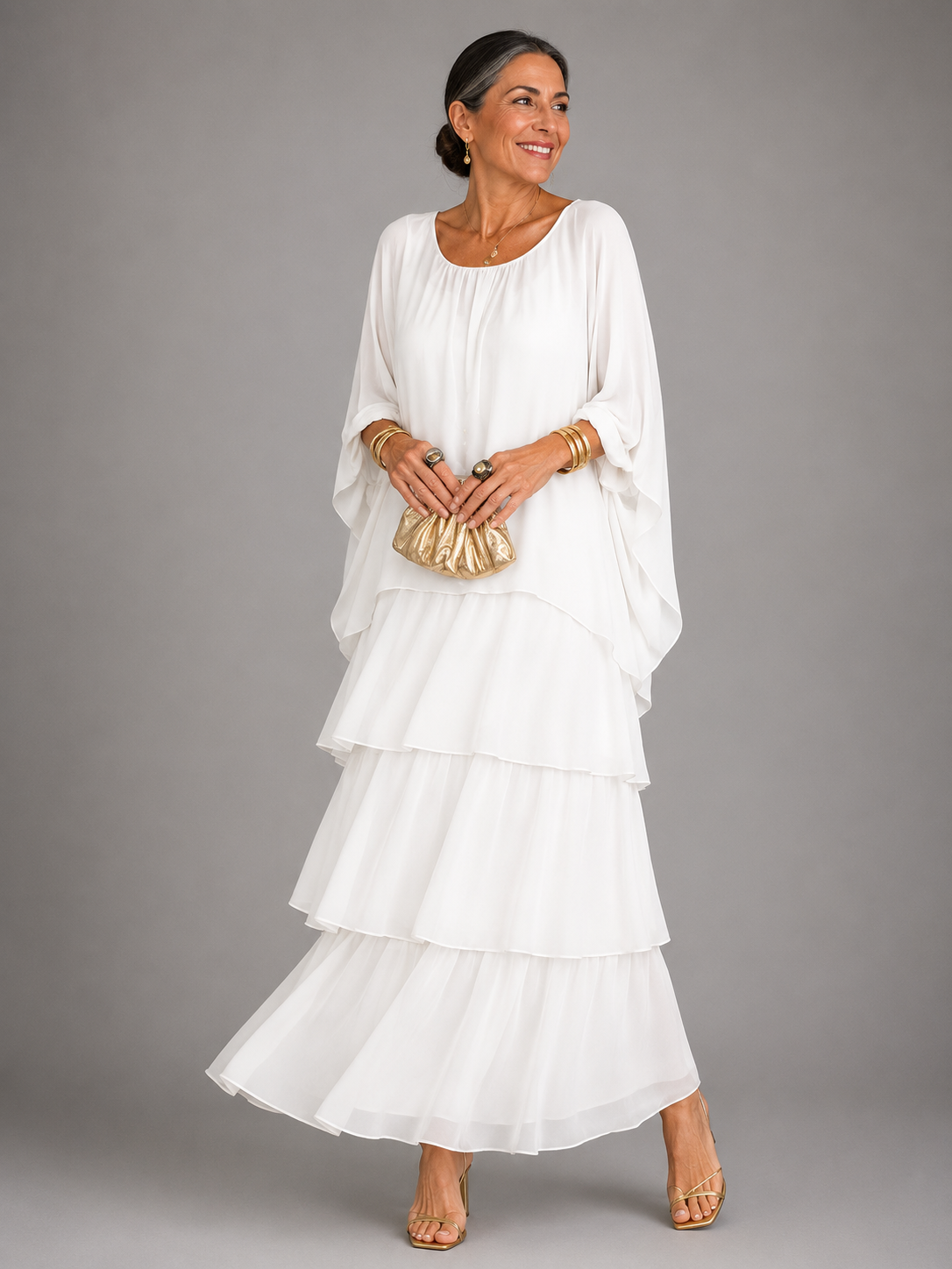 Lara | Elegantes Maxikleid mit fließendem Schnitt
