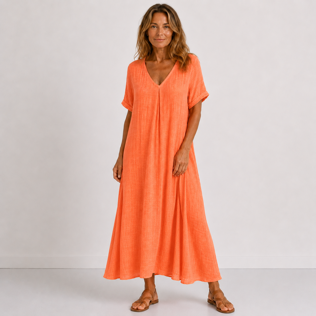 Violette | Elegantes Maxikleid mit fließendem Schnitt