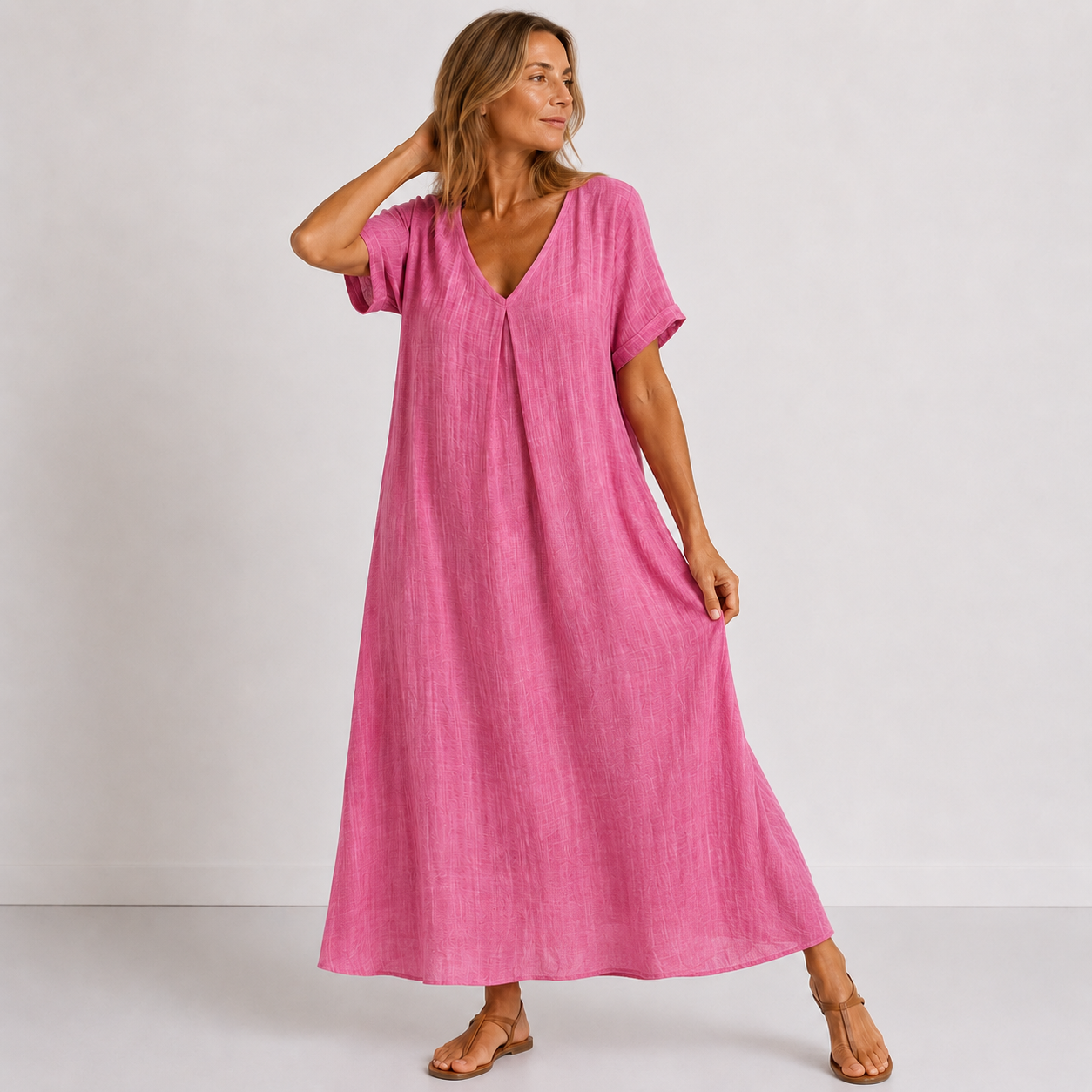 Violette | Elegantes Maxikleid mit fließendem Schnitt