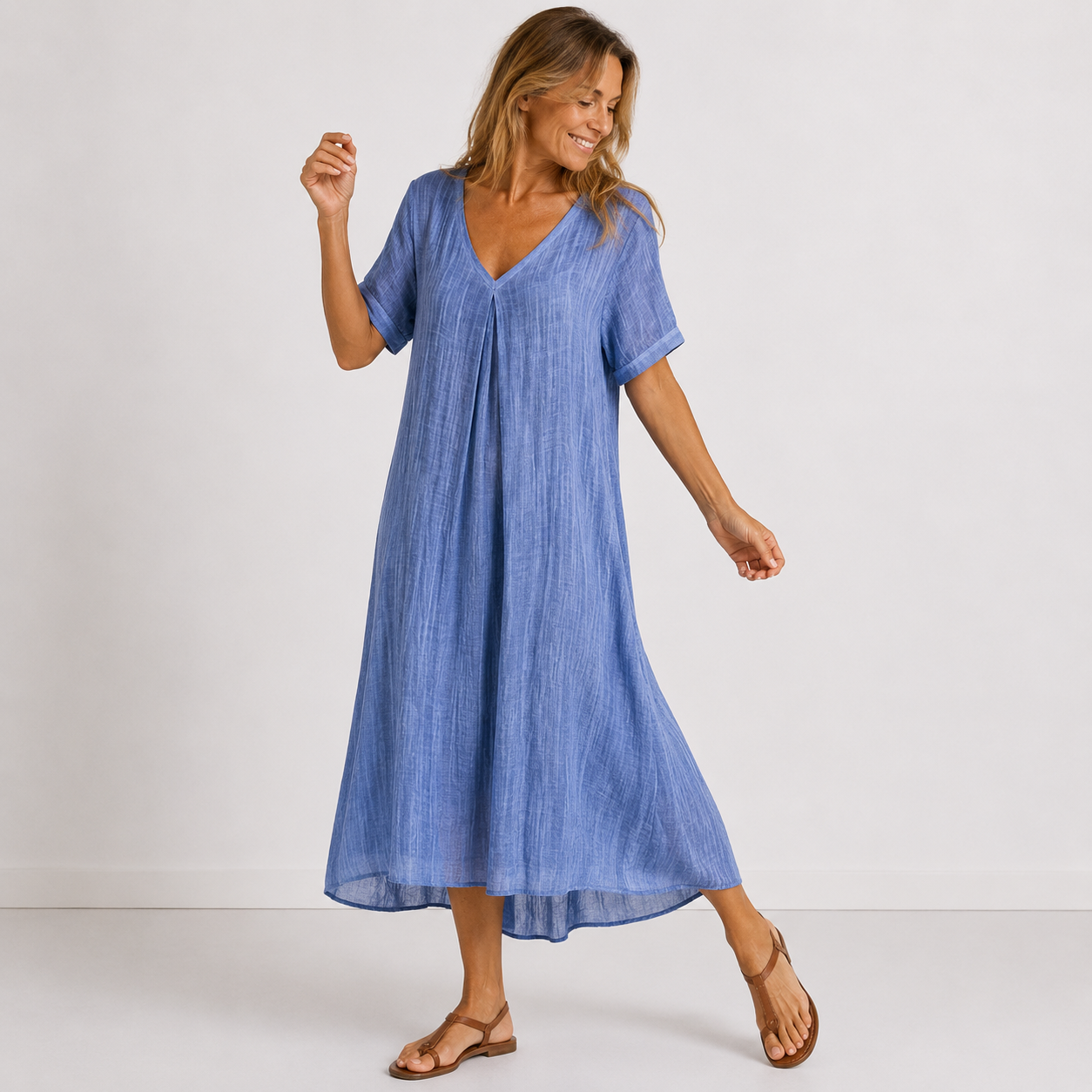 Violette | Elegantes Maxikleid mit fließendem Schnitt