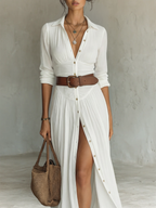 Joanne | Lässiges Kleid mit Kragen-Design