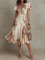 Alba | Elegantes Midi-Kleid im Retro-Stil