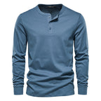 Finn | Langarm Henley Shirt