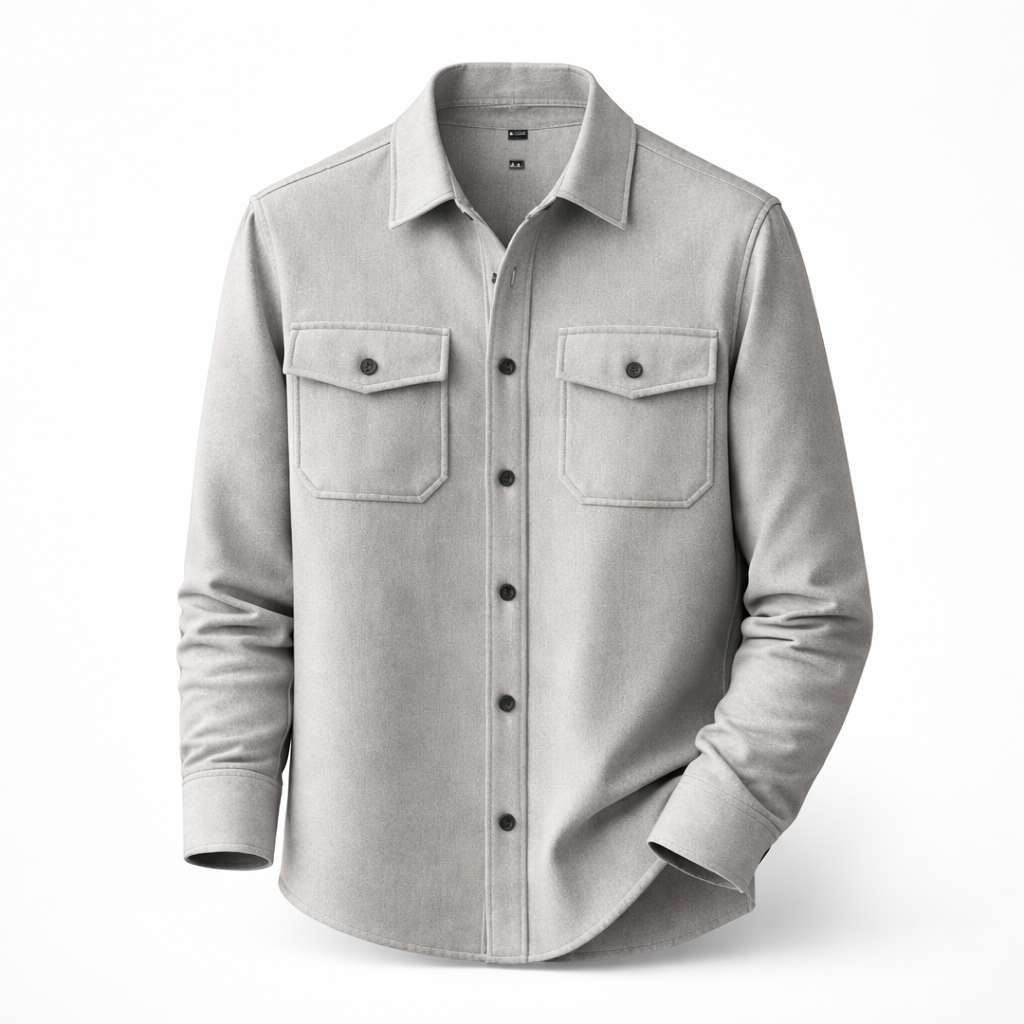 FRIEDRICH | Klassisches Herren-Overshirt mit Knopfverschluss