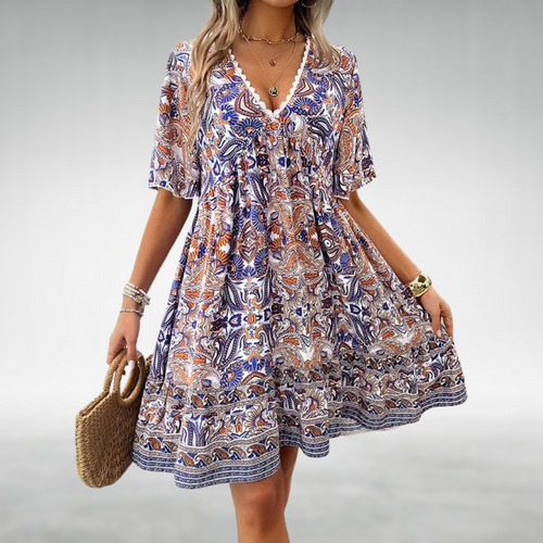 Adriana | Paisley Print Dress