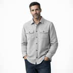 FRIEDRICH | Klassisches Herren-Overshirt mit Knopfverschluss