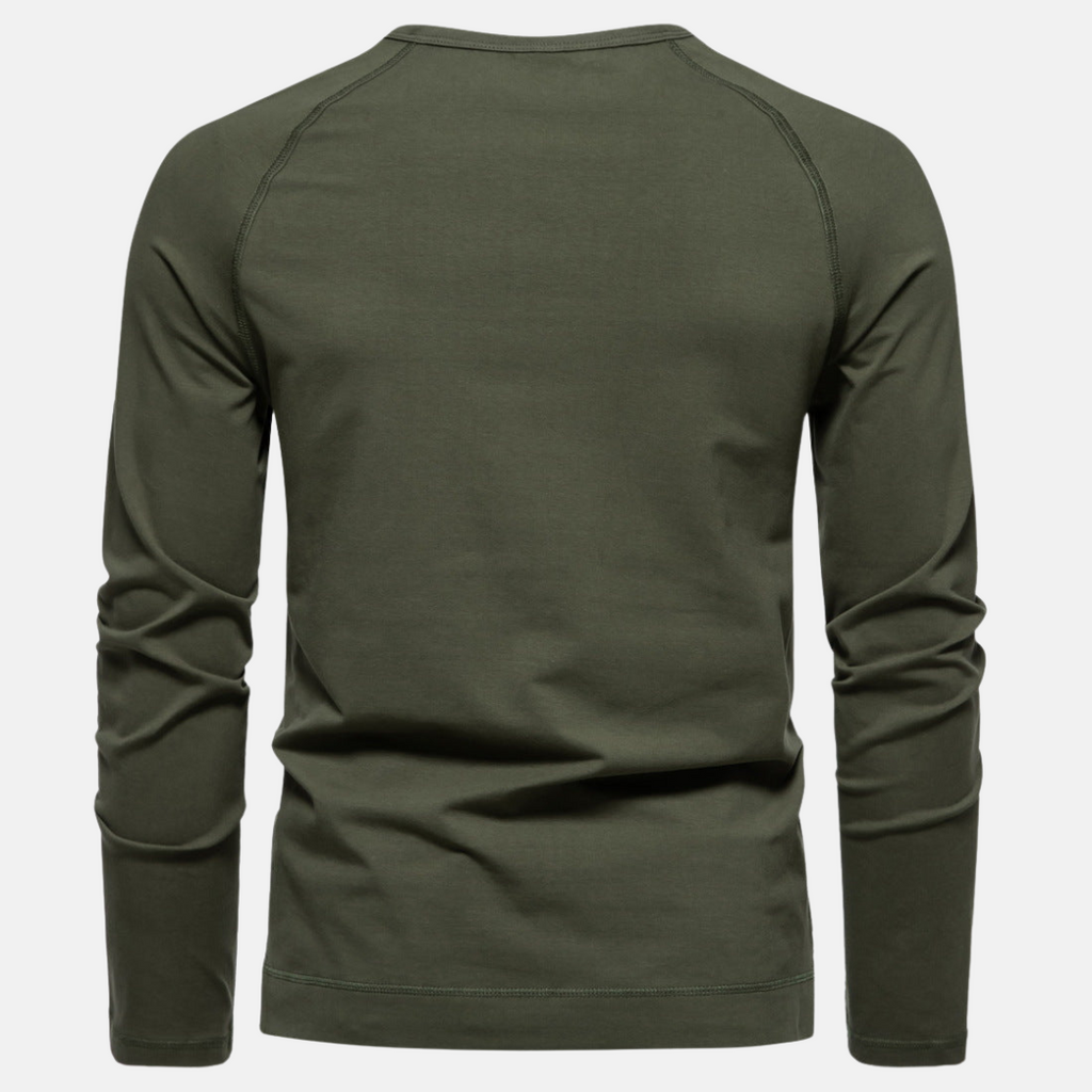 Finn | Langarm Henley Shirt