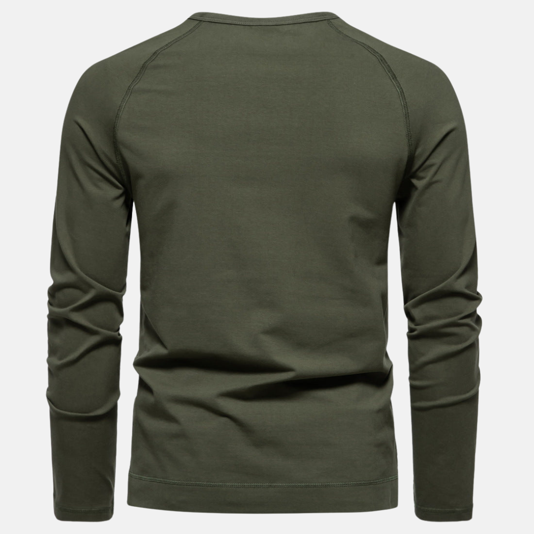 Finn | Langarm Henley Shirt