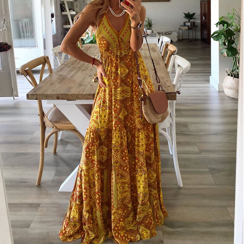 Weren | V-Neck Maxi Dress